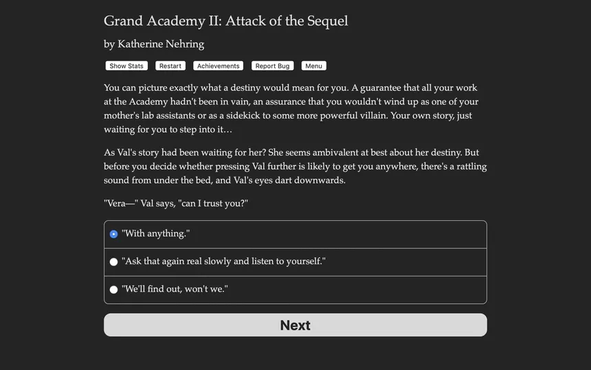 Скриншот 2 к игре Grand Academy II: Attack of the Sequel