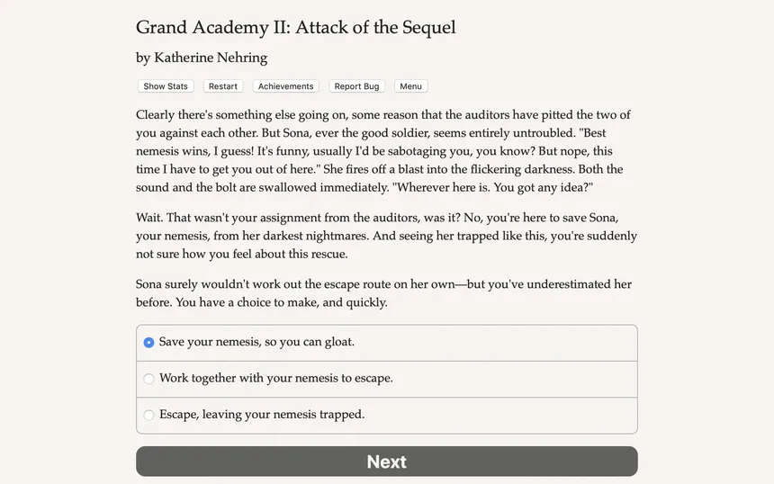 Скриншот 3 к игре Grand Academy II: Attack of the Sequel