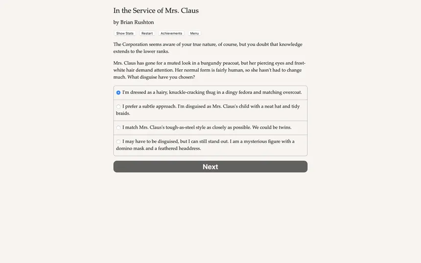 Скриншот 3 к игре In the Service of Mrs. Claus