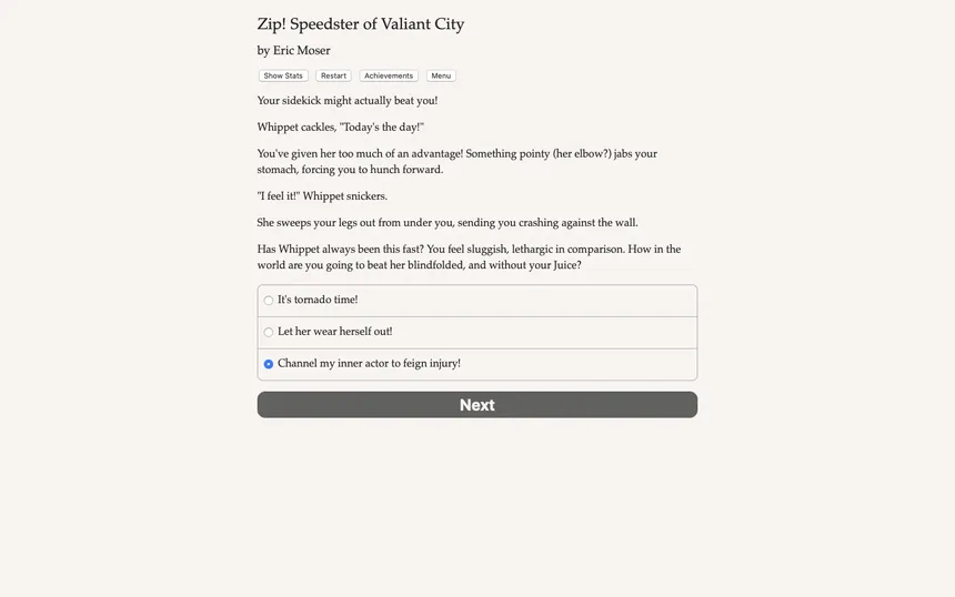 Скриншот 4 к игре Zip! Speedster of Valiant City