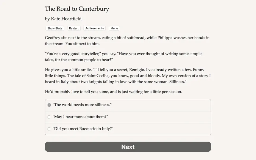 Скриншот 4 к игре The Road to Canterbury