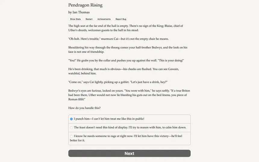 Скриншот 3 к игре Pendragon Rising