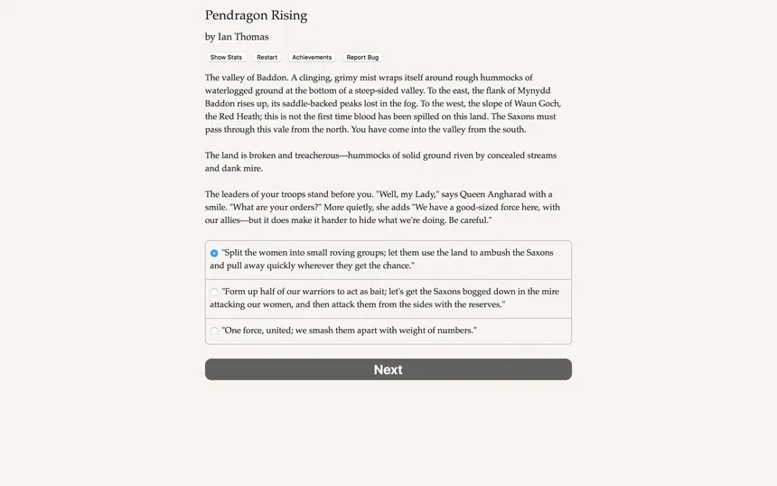 Скриншот 4 к игре Pendragon Rising