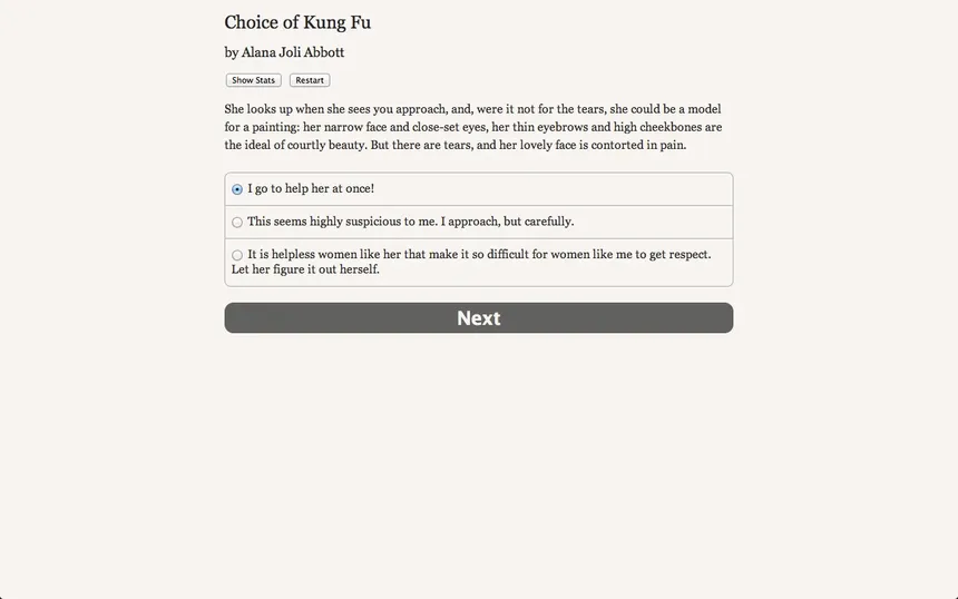 Скриншот 2 к игре Choice of Kung Fu