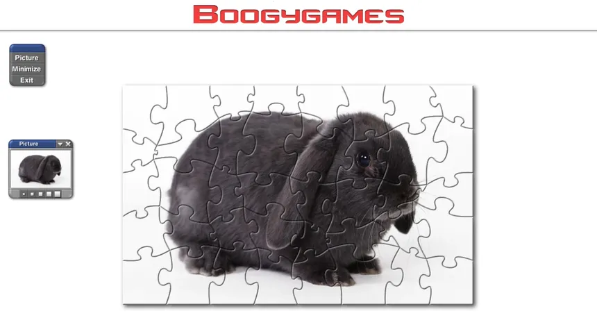 Скриншот 1 к игре Rabbit: Jigsaw Puzzles