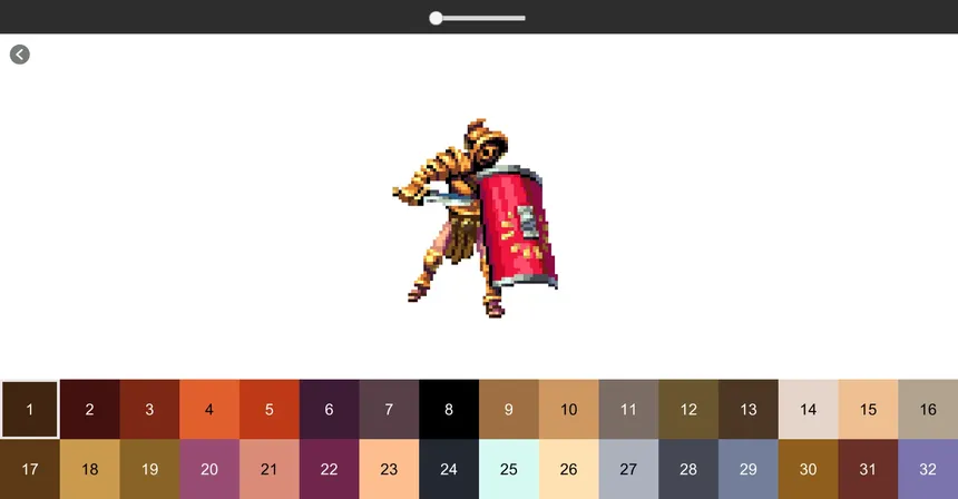 Скриншот 5 к игре Coloring Pixel - Fantasy Characters