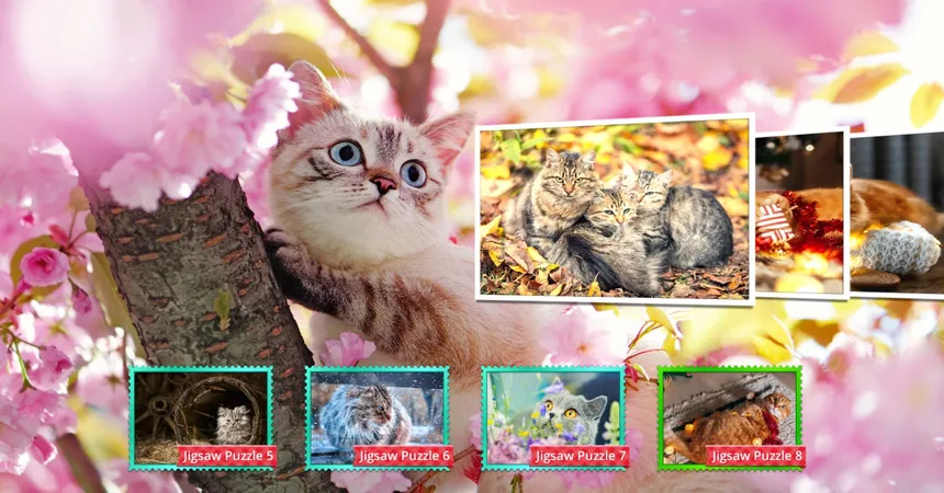Скриншот 1 к игре Cat's Life Jigsaw Puzzles