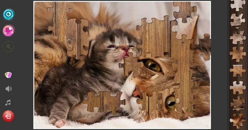 Скриншот 4 к игре Cat's Life Jigsaw Puzzles
