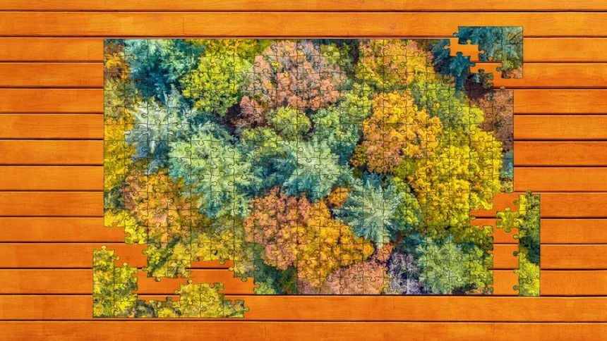 Скриншот 1 к игре Aerial Nature Jigsaw Puzzles