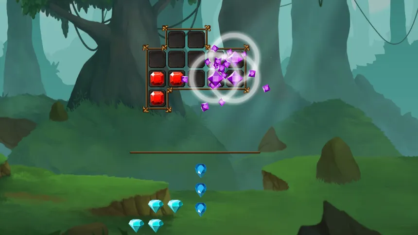 Скриншот 1 к игре Gemstone Puzzle Fury