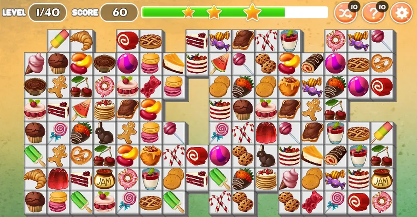 Скриншот 1 к игре Cats - Classic Onet Connect