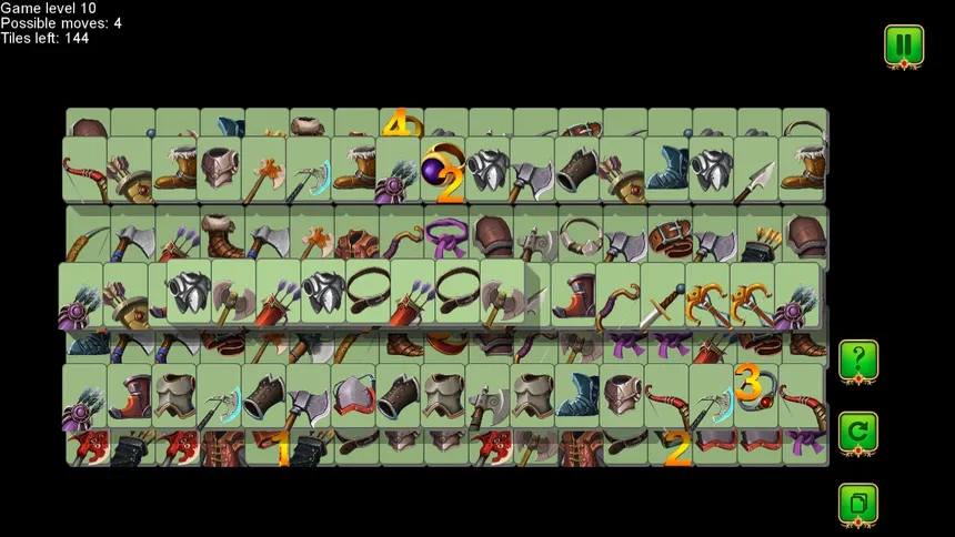 Скриншот 7 к игре Weapon and Armor: Mahjong