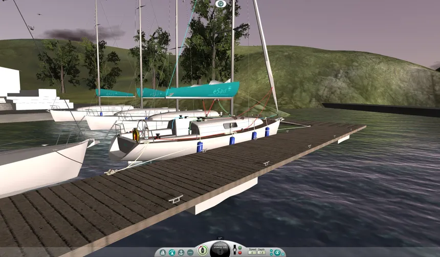 Скриншот 7 к игре ПАРУСНЫЙ СИМУЛЯТОР ESAIL