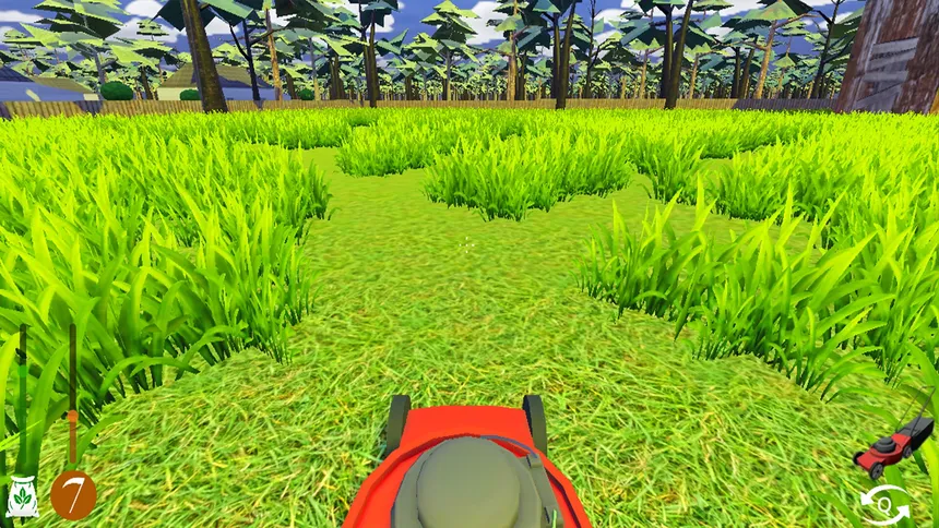 Скриншот 1 к игре A Game About Mowing Your Lawn