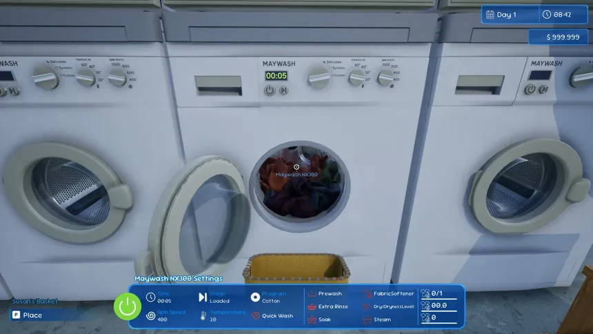 Скриншот 3 к игре Laundromat Manager Simulator