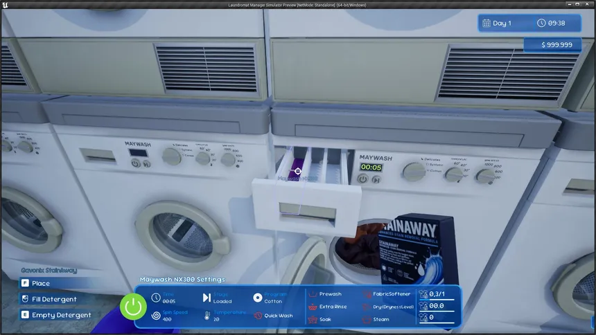 Скриншот 4 к игре Laundromat Manager Simulator
