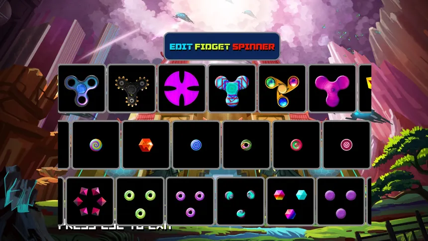 Скриншот 2 к игре Fidget Spinner Editor
