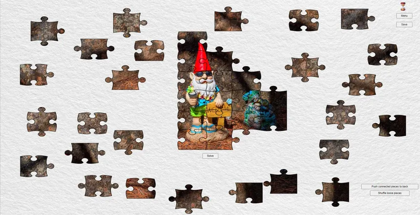 Скриншот 4 к игре Gnome Enchanted Jigsaw Puzzles