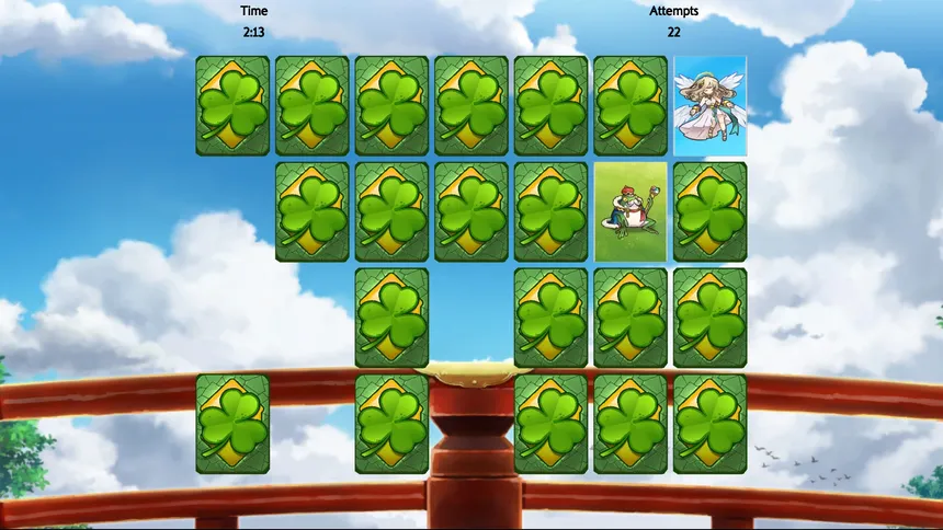 Скриншот 1 к игре Memory Card Monsters
