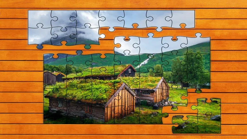 Скриншот 2 к игре Norwegian Jigsaw Puzzles