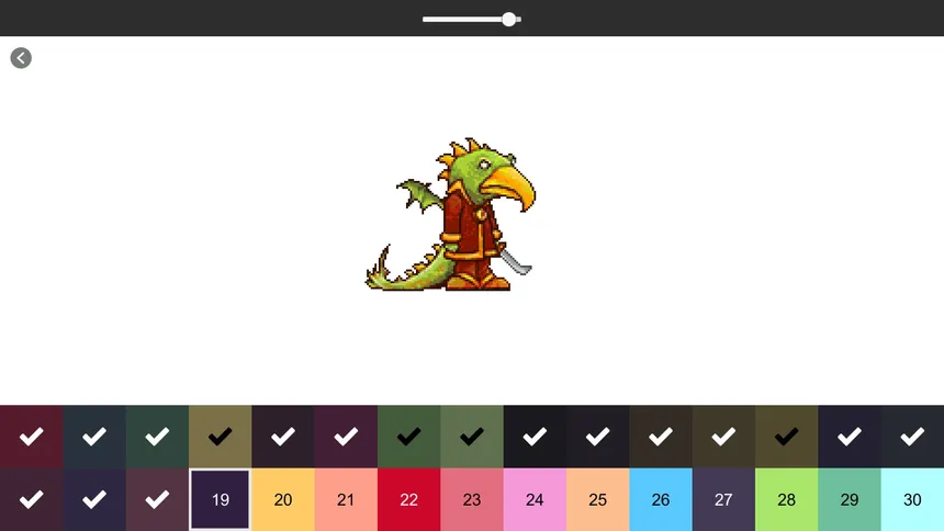Скриншот 7 к игре RETRO-PIXEL COLOR PALETTE: Color by Number
