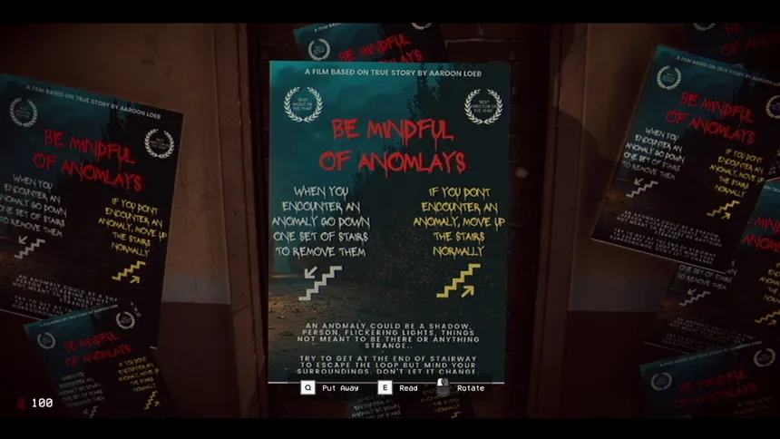 Скриншот 1 к игре The Stairway 7 - Anomaly Hunt Loop Horror Game