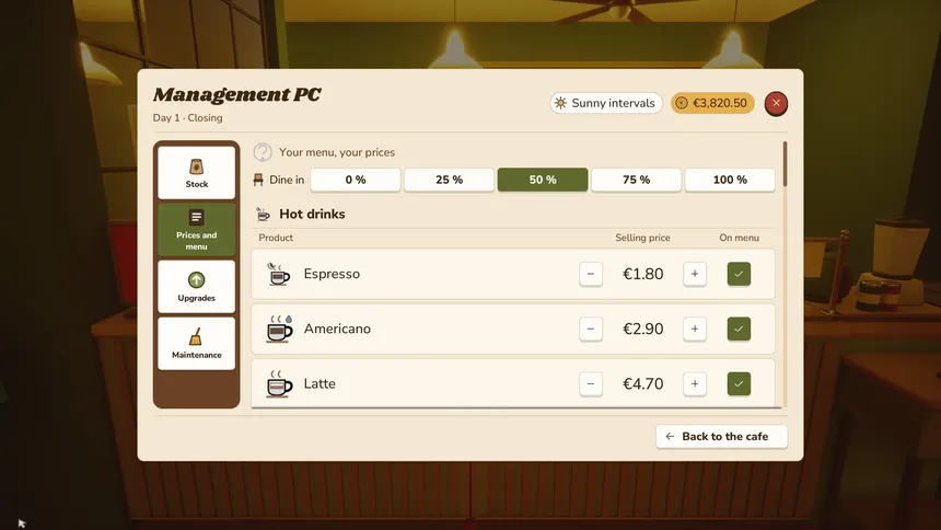 Скриншот 6 к игре CoffeeShop Simulator