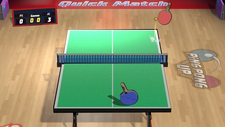 Скриншот 1 к игре Ping Pong Up