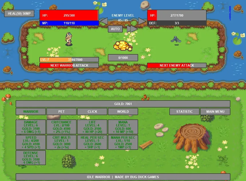 Скриншот 2 к игре Idle Warrior
