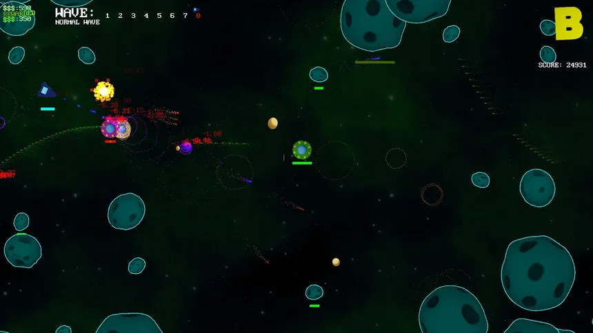 Скриншот 1 к игре Asteroids ++