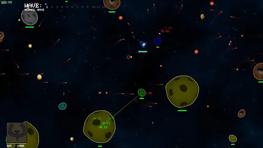 Скриншот 2 к игре Asteroids ++