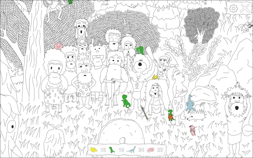 Скриншот 1 к игре 100 Hiddensaurs