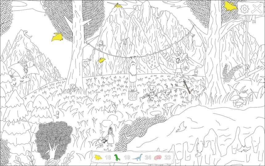 Скриншот 2 к игре 100 Hiddensaurs