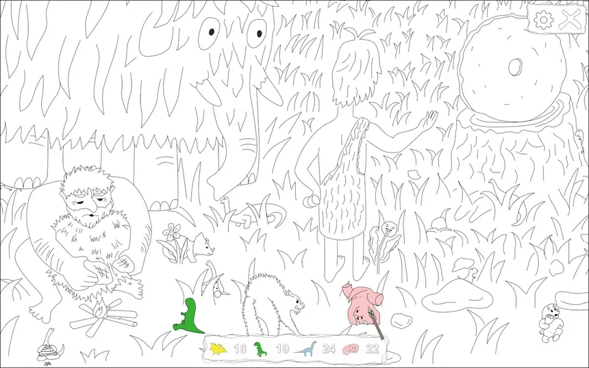 Скриншот 3 к игре 100 Hiddensaurs