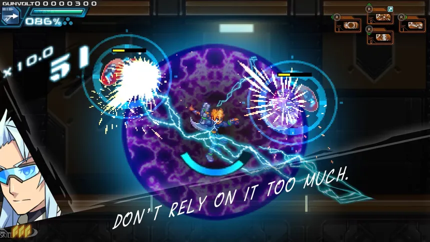 Скриншот 1 к игре Azure Striker Gunvolt Trilogy Enhanced