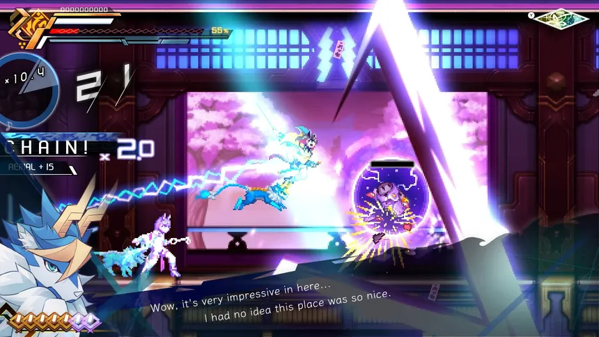 Скриншот 3 к игре Azure Striker Gunvolt Trilogy Enhanced