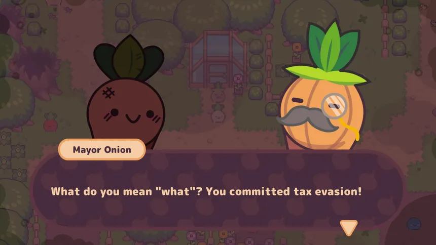Скриншот 1 к игре Turnip Boy Commits Tax Evasion