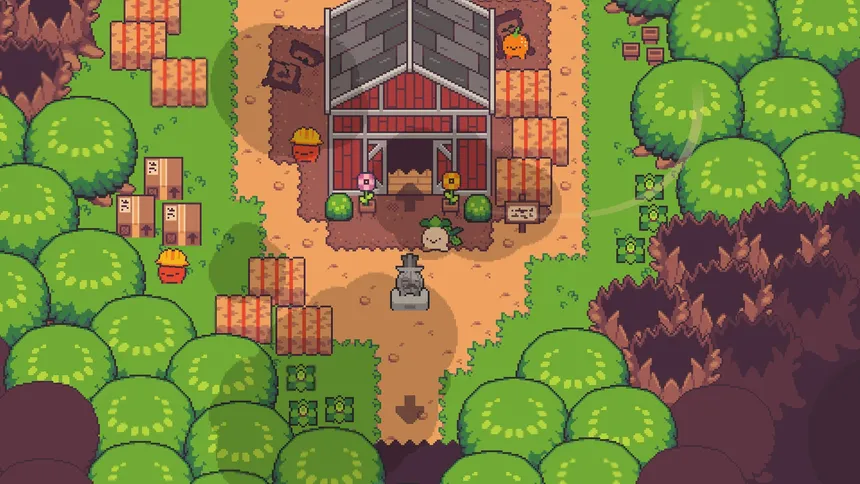 Скриншот 2 к игре Turnip Boy Commits Tax Evasion