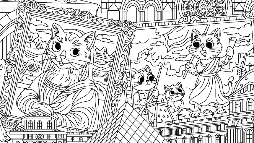 Скриншот 7 к игре 100 Cats Lost In World Find & Color