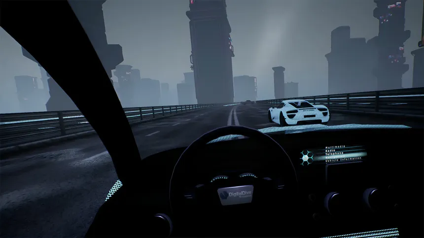 Скриншот 1 к игре Synthwave Burnout VR