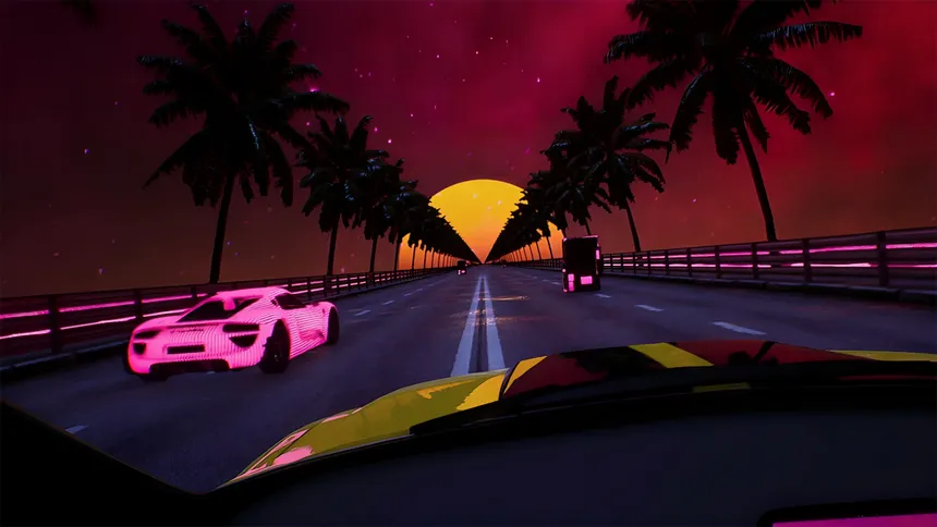 Скриншот 3 к игре Synthwave Burnout VR