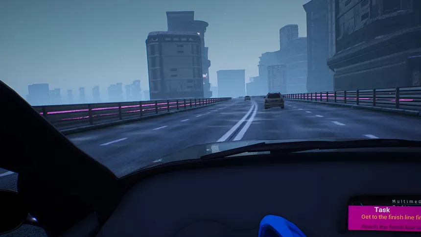 Скриншот 4 к игре Synthwave Burnout VR