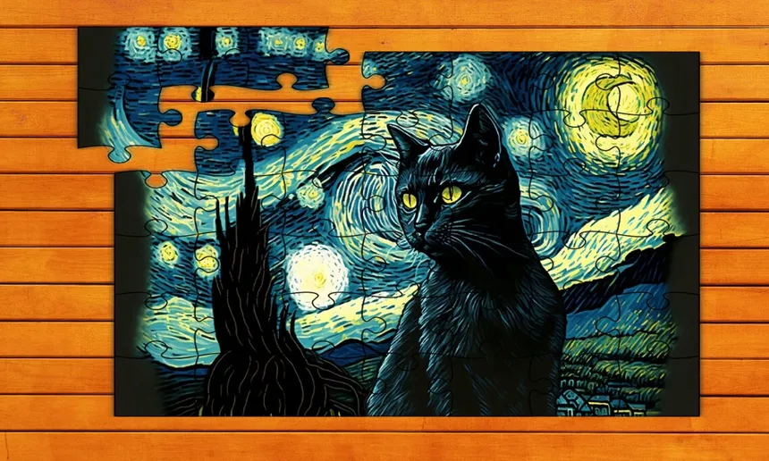 Скриншот 3 к игре Van Gogh's Masterpiece Jigsaw Puzzles