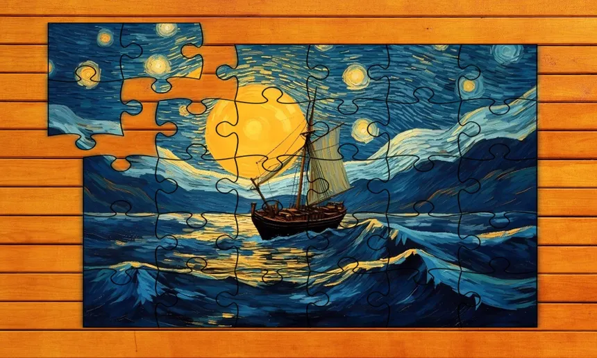 Скриншот 4 к игре Van Gogh's Masterpiece Jigsaw Puzzles