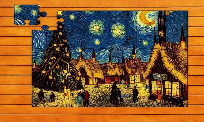 Скриншот 5 к игре Van Gogh's Masterpiece Jigsaw Puzzles
