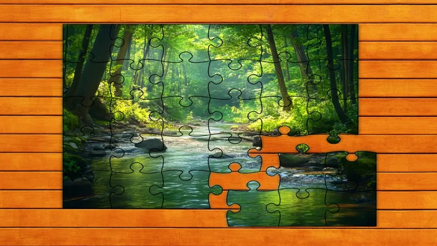 Скриншот 1 к игре USA Nature's Trails Jigsaw Edition