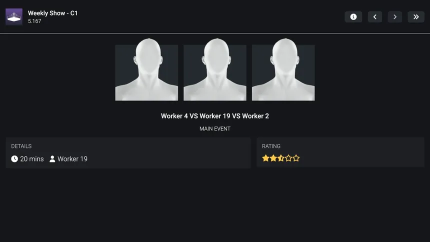 Скриншот 5 к игре Pro Wrestling Manager