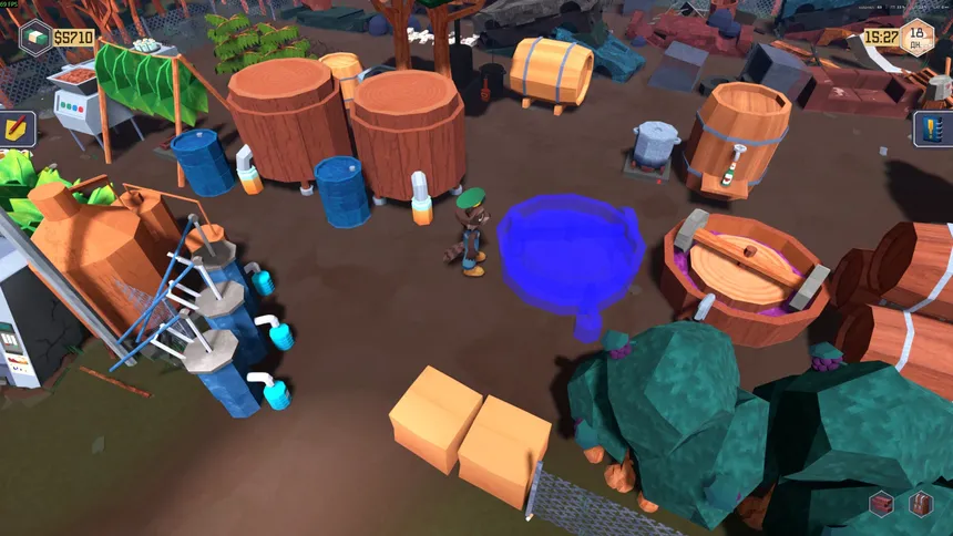 Скриншот 2 к игре Trailer Park Tycoon: Raccoon Ranch