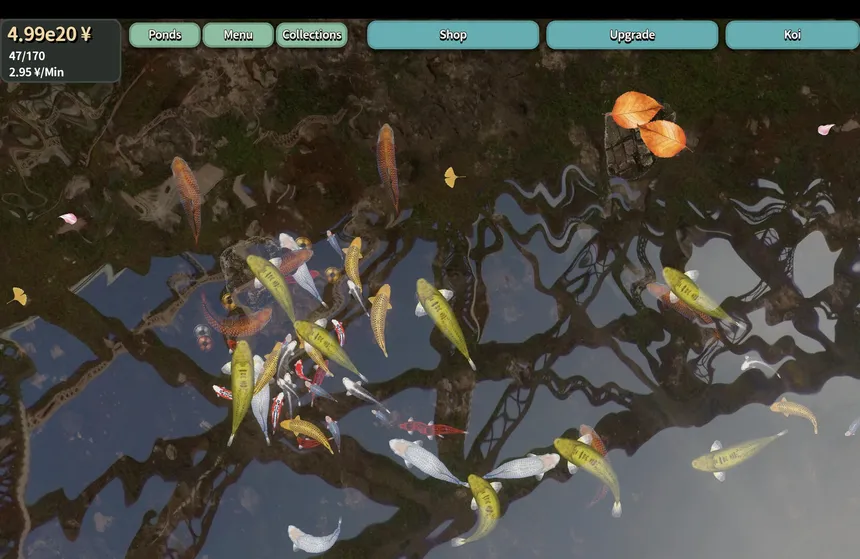 Скриншот 1 к игре Tranquil Koi 鯉の池