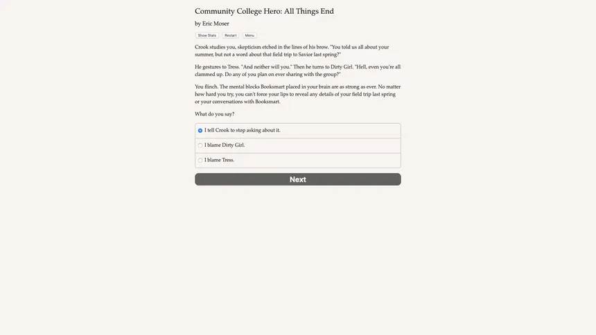 Скриншот 3 к игре Community College Hero: All Things End